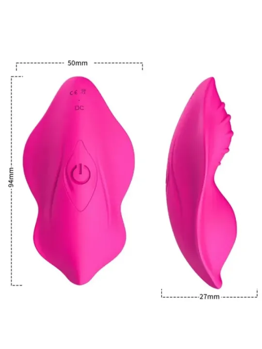 Armony - Whisper Slip Indossabile Vibratore Telecomando Fucsia - ARMONY WEARABLES - Succhia Clitoride | erosidea.com