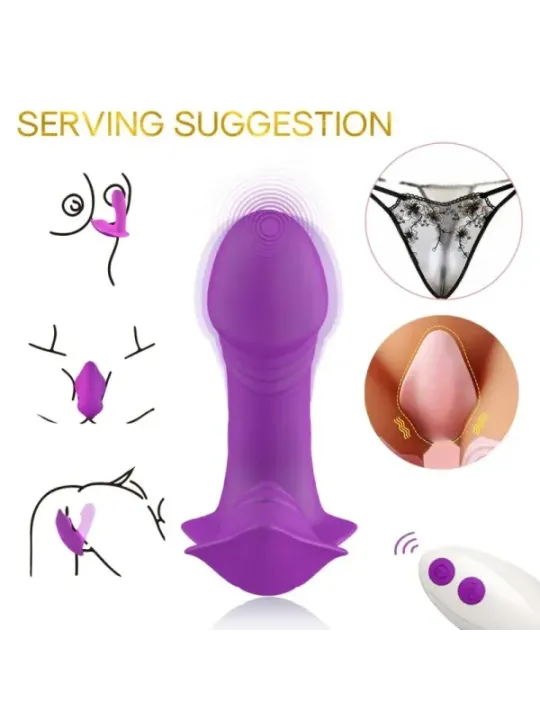 Armony - Vibratore Fischietto Introducibile Telecomando Viola - ARMONY WEARABLES - Succhia Clitoride | erosidea.com