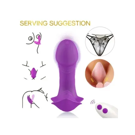 Armony - Vibratore Fischietto Introducibile Telecomando Viola - ARMONY WEARABLES - Succhia Clitoride | erosidea.com