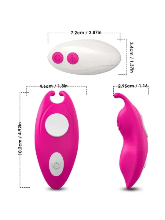 Armony - Mutandina Indossabile Honeybee Vibratore G-Spot Remote Control Fucsia - ARMONY WEARABLES - Succhia Clitoride | erosidea.com