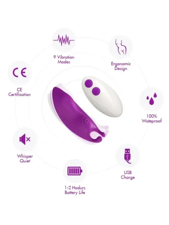 Armony - Mutandina Indossabile Honeybee Vibratore G-Spot Remote Control Fucsia - ARMONY WEARABLES - Succhia Clitoride | erosidea.com