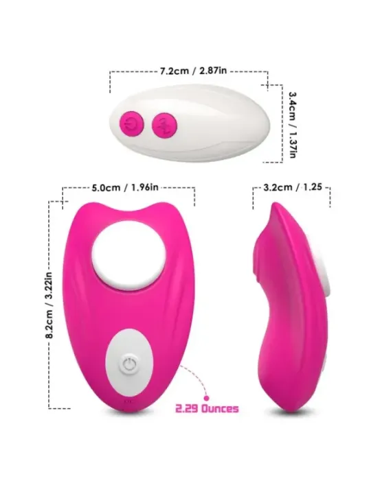 Armony - Mutandina Indossabile Con Vibratore Telecomando Butterfly Rosa - ARMONY WEARABLES - Succhia Clitoride | erosidea.com
