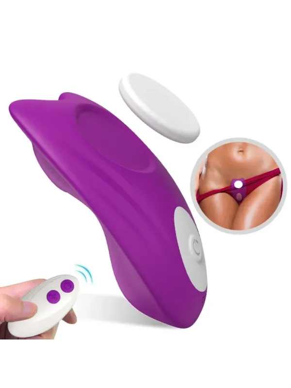 Armony - Mutandina Indossabile Con Vibratore Telecomando Viola - ARMONY WEARABLES - Succhia Clitoride | erosidea.com