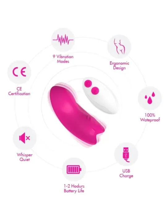 Armony - Mutandina Indossabile Con Vibratore Telecomando Viola - ARMONY WEARABLES - Succhia Clitoride | erosidea.com