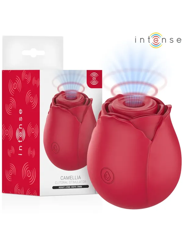 Intense - Camellia Aspirazione Clitoridea Rose By Waves Bordeaux - INTENSE HIGH TECH - Succhia Clitoride | erosidea.com