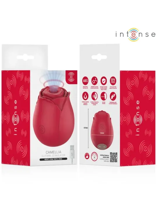 Intense - Camellia Aspirazione Clitoridea Rose By Waves Bordeaux - INTENSE HIGH TECH - Succhia Clitoride | erosidea.com