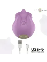 Intense - Azalea Fiore Stimolazione Del Clitoride Con 10 Vibrazioni Viola - INTENSE HIGH TECH - Succhia Clitoride | erosidea.com