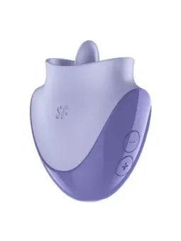 Satisfyer - Tongue Dancer Stimolatore Clitorideo Con Vibrazioni E Pulsazioni Lilla
