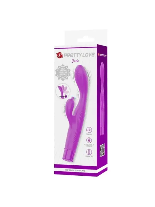 Pretty Love - Jene Vibratore A Doppia Stimolazione Del Punto G E Del Clitoride Viola - HIGH TECH - Succhia Clitoride | erosidea.com