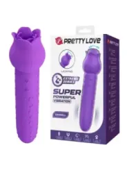Pretty Love - Vibratore Ricaricabile Dannell Per Stimolazione Orale E Clitoridea Viola - HIGH TECH - Succhia Clitoride | erosidea.com