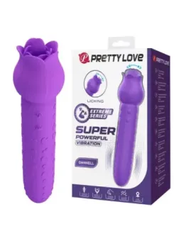 Pretty Love - Vibratore Ricaricabile Dannell Per Stimolazione Orale E Clitoridea Viola