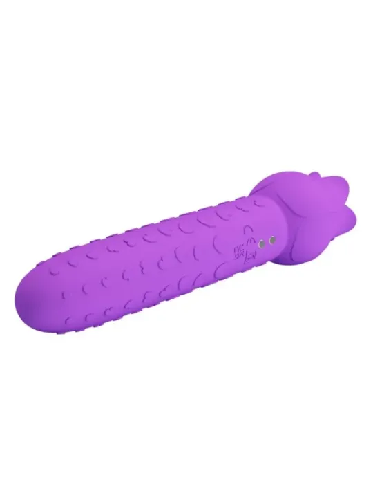 Pretty Love - Vibratore Ricaricabile Dannell Per Stimolazione Orale E Clitoridea Viola - HIGH TECH - Succhia Clitoride | erosidea.com