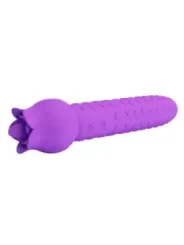Pretty Love - Vibratore Ricaricabile Dannell Per Stimolazione Orale E Clitoridea Viola - HIGH TECH - Succhia Clitoride | erosidea.com