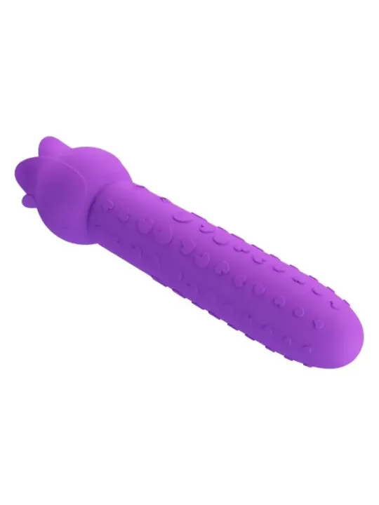 Pretty Love - Vibratore Ricaricabile Dannell Per Stimolazione Orale E Clitoridea Viola - HIGH TECH - Succhia Clitoride | erosidea.com