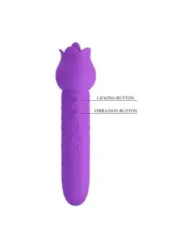 Pretty Love - Vibratore Ricaricabile Dannell Per Stimolazione Orale E Clitoridea Viola - HIGH TECH - Succhia Clitoride | erosidea.com