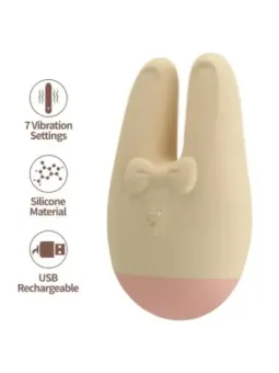 Romance - Stimolatore Esterno Bunny Con 7 Modalità Di Vibrazione color Crema
