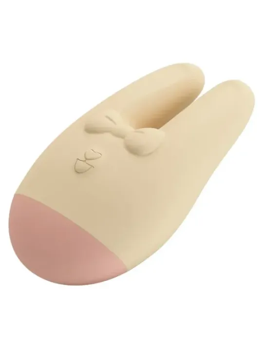 Romance - Stimolatore Esterno Bunny Con 7 Modalità Di Vibrazione color Crema - ROMANCE - Succhia Clitoride | erosidea.com