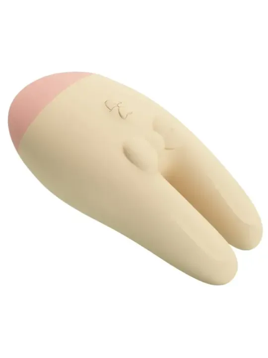 Romance - Stimolatore Esterno Bunny Con 7 Modalità Di Vibrazione color Crema - ROMANCE - Succhia Clitoride | erosidea.com