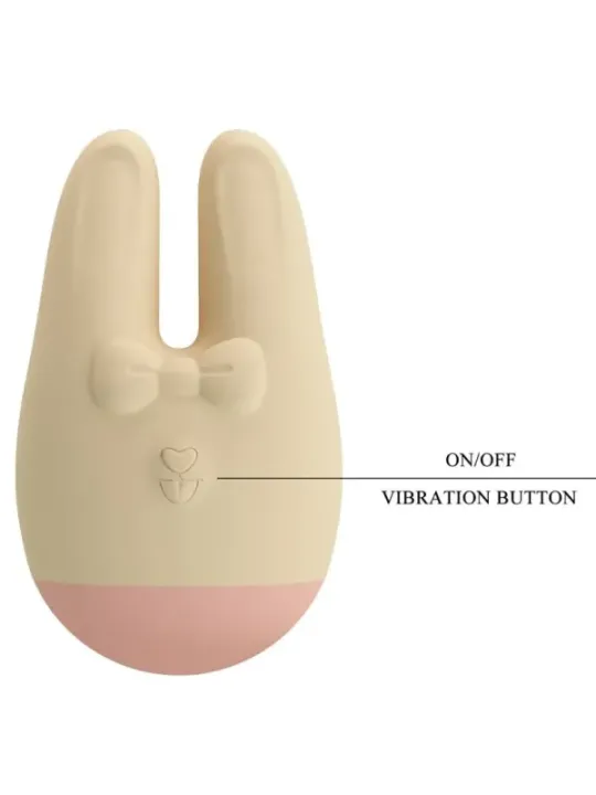 Romance - Stimolatore Esterno Bunny Con 7 Modalità Di Vibrazione color Crema - ROMANCE - Succhia Clitoride | erosidea.com