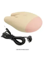 Romance - Stimolatore Esterno Bunny Con 7 Modalità Di Vibrazione color Crema - ROMANCE - Succhia Clitoride | erosidea.com