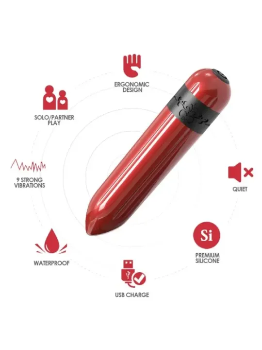 Armony - Rocket Vibratore Bullet Telecomando Fucsia - ARMONY STIMULATORS - Vibratori Mini | erosidea.com