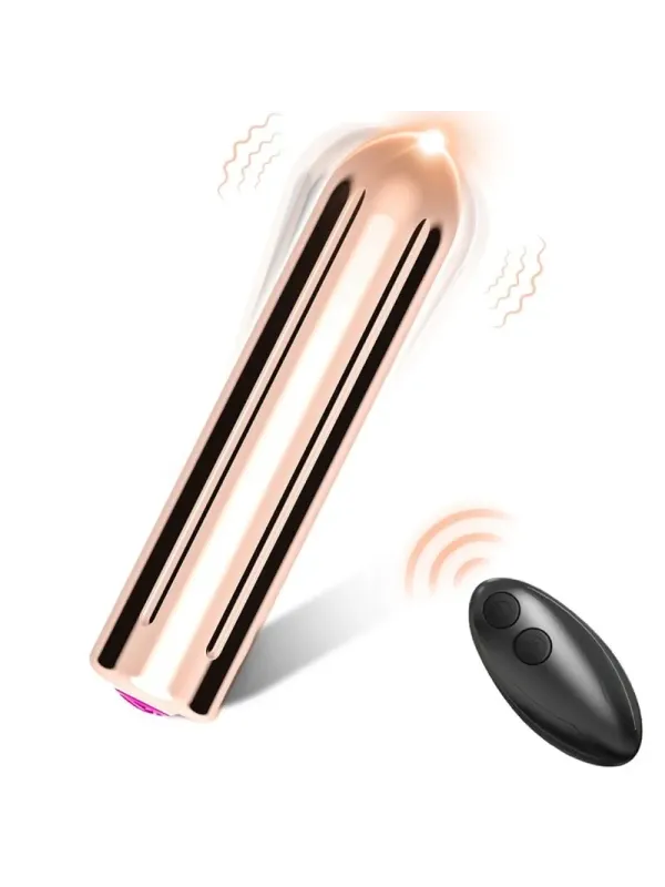 Armony - Testata Vibratore Bullet Telecomando Dorato 2 Cm X 8.8 Cm - ARMONY STIMULATORS - Vibratori Mini | erosidea.com