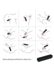 Armony - Testata Vibratore Bullet Telecomando Nero 2 Cm X 8.8 Cm - ARMONY STIMULATORS - Vibratori Mini | erosidea.com