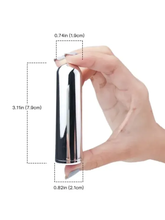 Armony - Vibratore Bullet Argento 2.1 Cm X 7.9 Cm - ARMONY STIMULATORS - Vibratori Mini | erosidea.com