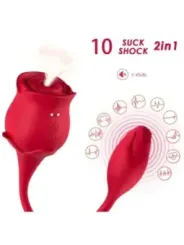 Armony - Vibratore E Succhiatore Clitoride Rosa 10 Modalit€ Rosso - ARMONY STIMULATORS - Vibratori | erosidea.com