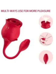 Armony - Vibratore E Succhiatore Clitoride Rosa 10 Modalit€ Rosso - ARMONY STIMULATORS - Vibratori | erosidea.com