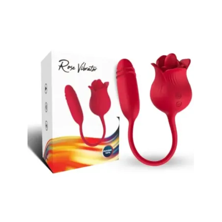 Armony - Clitorite Vibrante Leccata Di Rosa E Vibratore Rosso - ARMONY STIMULATORS - Vibratori | erosidea.com