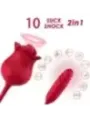 Armony - Clitorite Vibrante Leccata Di Rosa E Vibratore Rosso - ARMONY STIMULATORS - Vibratori | erosidea.com