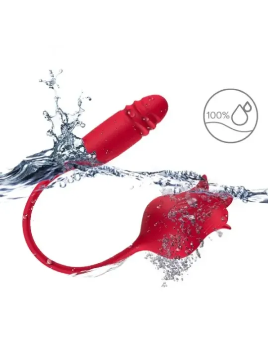 Armony - Clitorite Vibrante Leccata Di Rosa E Vibratore Rosso - ARMONY STIMULATORS - Vibratori | erosidea.com