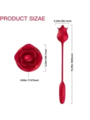 Armony - Clitorite Vibrante Leccata Di Rosa E Vibratore Rosso - ARMONY STIMULATORS - Vibratori | erosidea.com