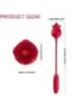 Armony - Clitorite Vibrante Leccata Di Rosa E Vibratore Rosso - ARMONY STIMULATORS - Vibratori | erosidea.com