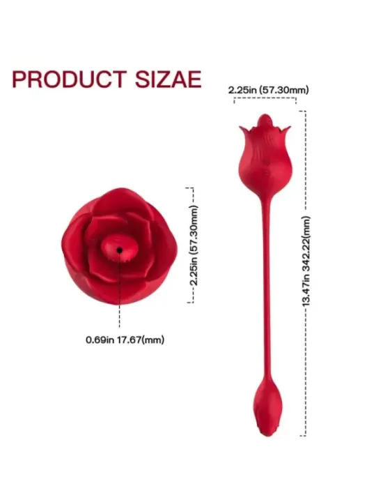 Armony - Vibratore Rosa Con Cola Rosso - ARMONY STIMULATORS - Vibratori | erosidea.com