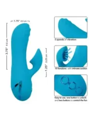 Calexotics - Sunset Beach Seducer Vibratore E Stimolatore 10 Funzioni Blu - CALEXOTICS - Vibratori | erosidea.com