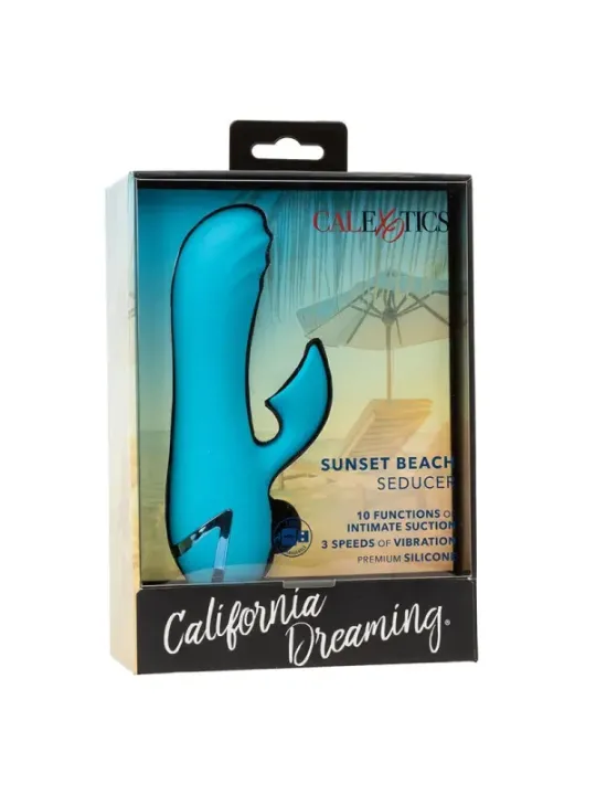 Calexotics - Sunset Beach Seducer Vibratore E Stimolatore 10 Funzioni Blu - CALEXOTICS - Vibratori | erosidea.com