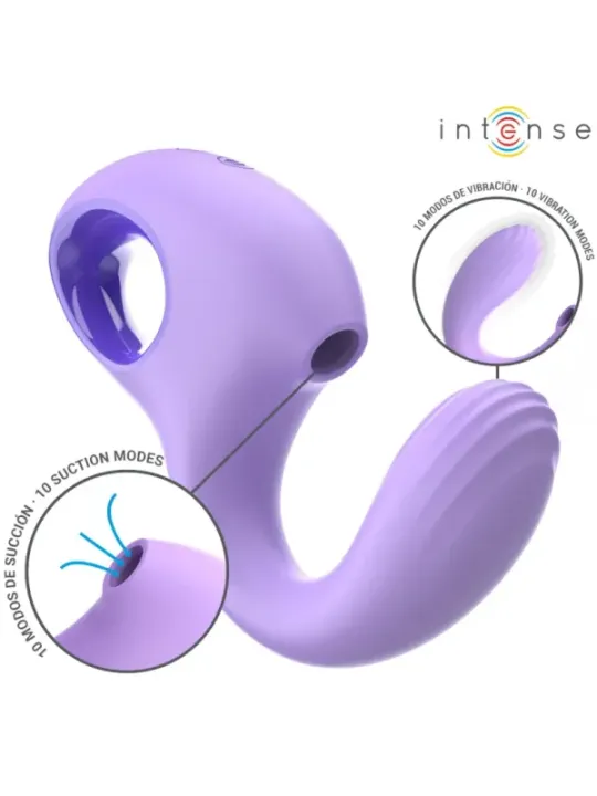 Intense - Vibratore E Stimolatore Baxter Viola - INTENSE HIGH TECH - Vibratori | erosidea.com