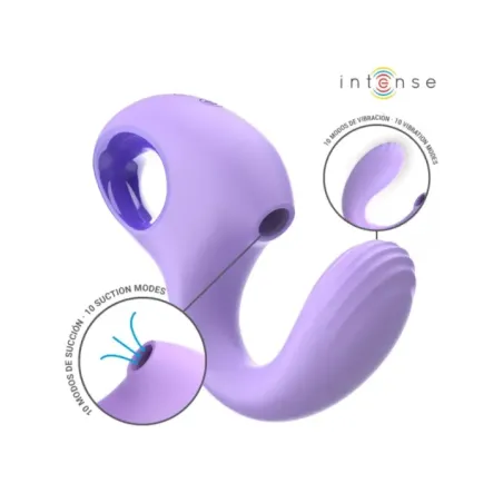 Intense - Vibratore E Stimolatore Baxter Viola - INTENSE HIGH TECH - Vibratori | erosidea.com