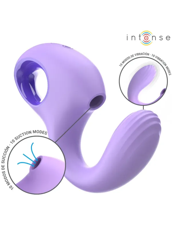 Intense - Vibratore E Stimolatore Baxter Viola - INTENSE HIGH TECH - Vibratori | erosidea.com