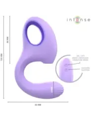 Intense - Vibratore E Stimolatore Baxter Viola - INTENSE HIGH TECH - Vibratori | erosidea.com