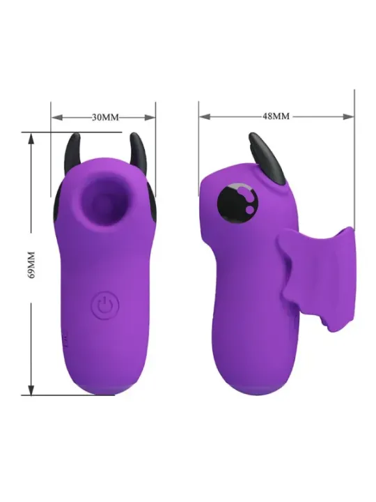 Pretty Love - Magic Devil - Stimolatore Da Dito Ricaricabile Viola - FUN TOYS - Vibratori | erosidea.com