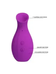 Pretty Love - Stimolatore Clitorideo Ricaricabile A Suzione Con Bottiglia Magica Viola - HIGH TECH - Vibratori | erosidea.com