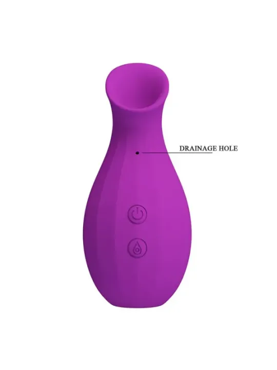 Pretty Love - Stimolatore Clitorideo Ricaricabile A Suzione Con Bottiglia Magica Viola - HIGH TECH - Vibratori | erosidea.com
