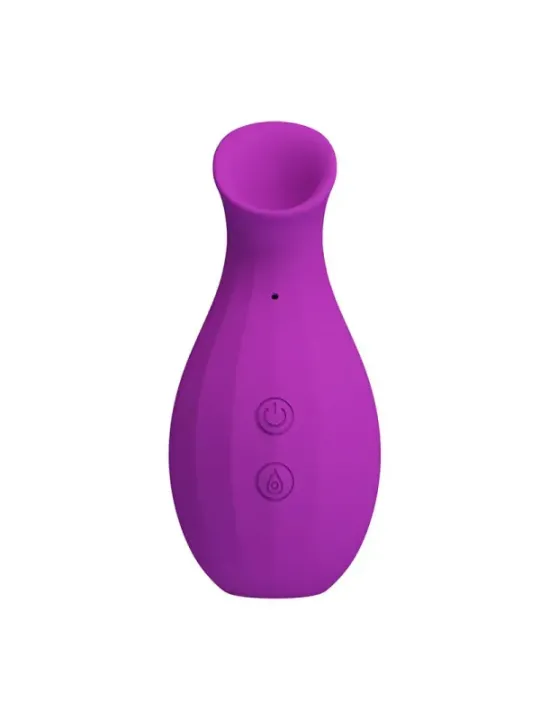 Pretty Love - Stimolatore Clitorideo Ricaricabile A Suzione Con Bottiglia Magica Viola - HIGH TECH - Vibratori | erosidea.com