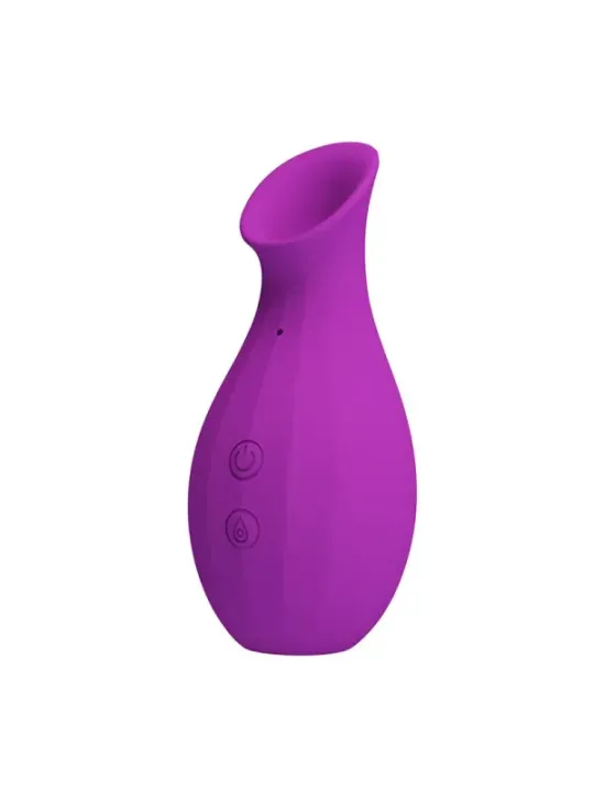 Pretty Love - Stimolatore Clitorideo Ricaricabile A Suzione Con Bottiglia Magica Viola - HIGH TECH - Vibratori | erosidea.com
