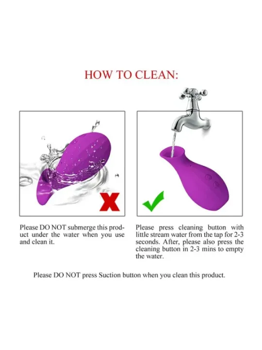 Pretty Love - Stimolatore Clitorideo Ricaricabile A Suzione Con Bottiglia Magica Viola - HIGH TECH - Vibratori | erosidea.com