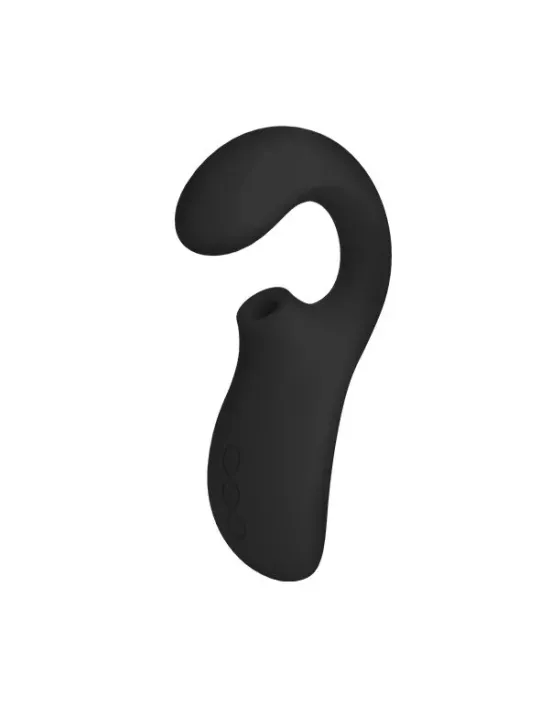 Lelo - Massaggiatore Stimolazione Doppia Aspirazione Enigma Nero - Lelo - Vibratori | erosidea.com