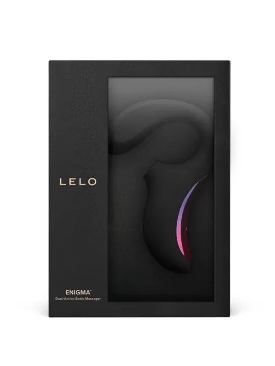 Lelo - Massaggiatore Stimolazione Doppia Aspirazione Enigma Nero - Lelo - Vibratori | erosidea.com